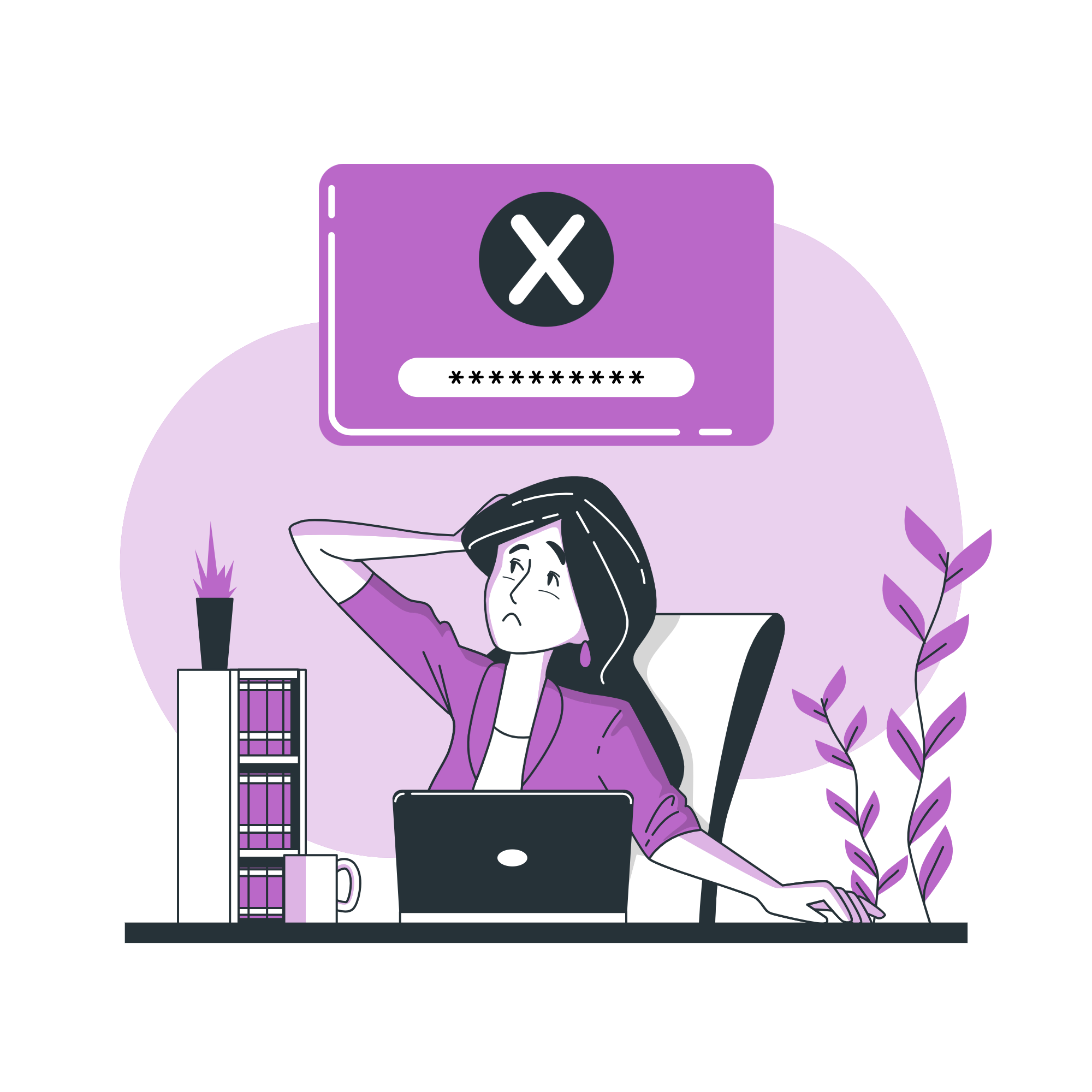 Forgot Password Illustration
